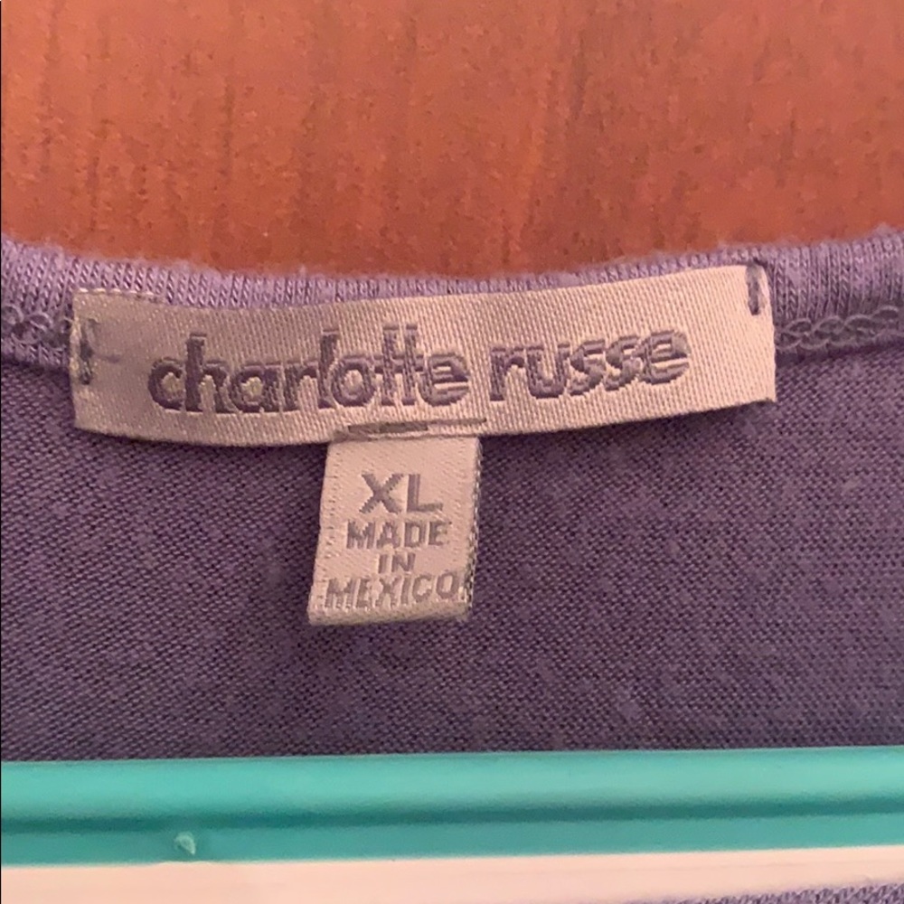 Charlotte Russe ladder V-top - Picture 2 of 2